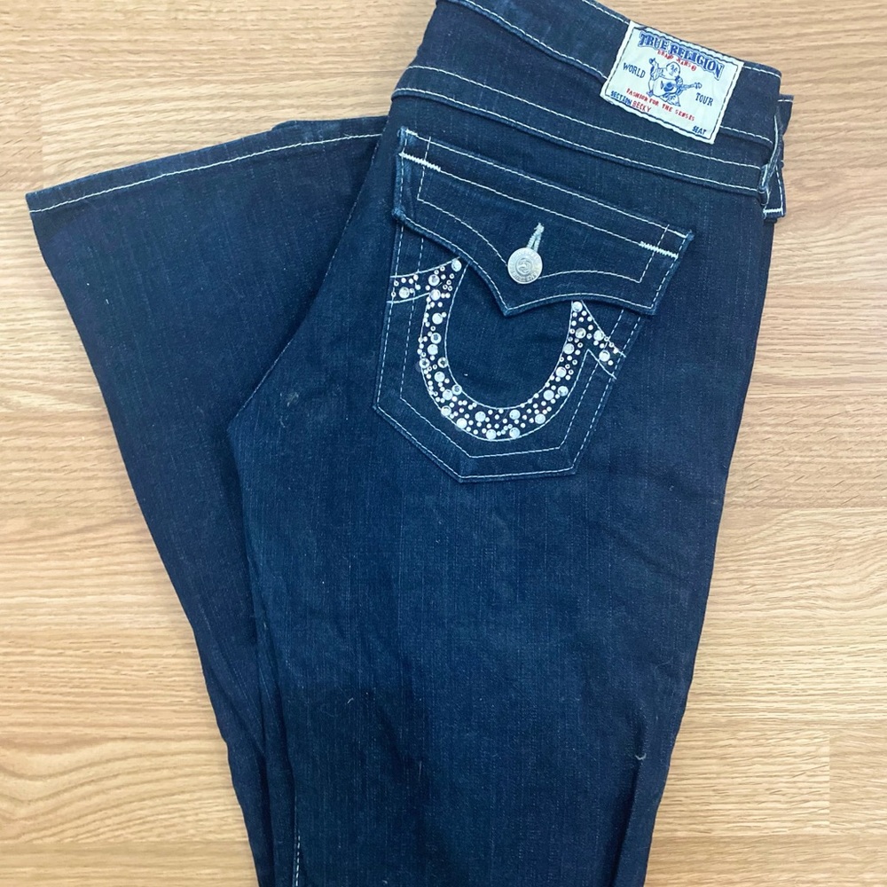 True Religion bejeweled Wns Jeans size 32